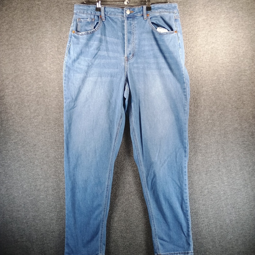 S.O.N.G. Jeans Women‎ 13/31 Classic Mom Jean Light Wash High Rise Comfy Stylish